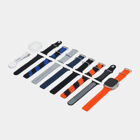 Ultra Smart Watch Big 2.01 With 7 Straps