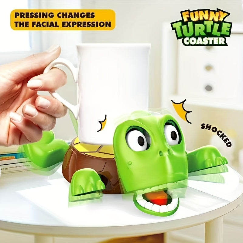 One Sea Turtle Coaster with "Ouch!"