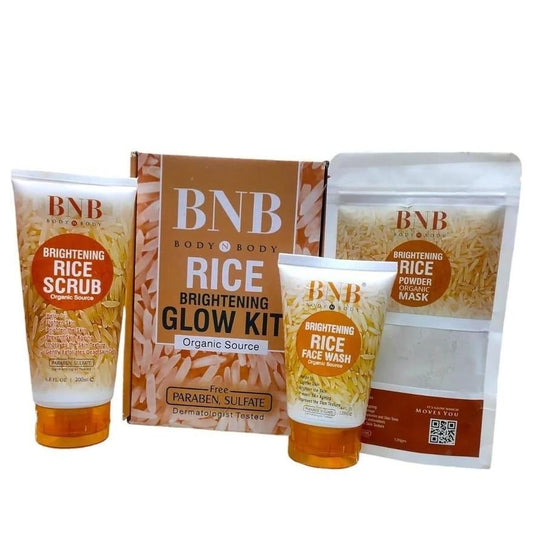 BNB Rice Brightening Glow Kit